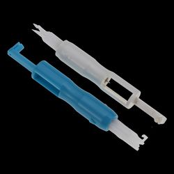 new 1pcs needle threader insertion tool applicator for sewing machine sew thread with english introduction