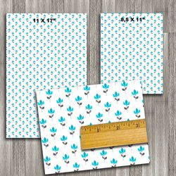 digital vintage dollhouse wallpaper floral seamless pattern miniature diorama