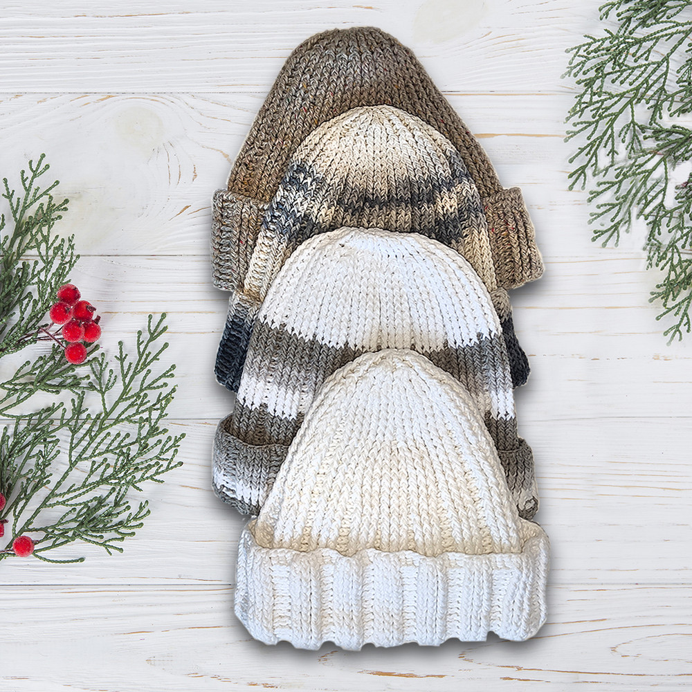 crochet ribbed hat in the round