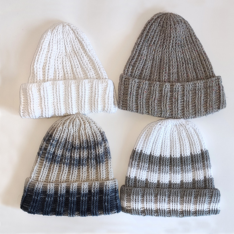 crochet hat in the round