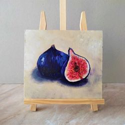 Fruit painting, Artwork for kitchen walls, Food wall art, Impasto paintings for sale