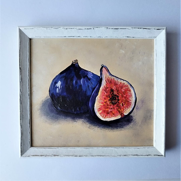 Acrylic-impasto-painting-still-life-figs-fruit-4