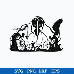 the tale of the three brothers svg, harry potter svg, harry potter clipart.