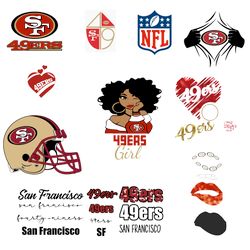 San Francisco 49ers Bundle Svg, NFL teams, NFL svg, Football Svg, Sport bundle, Png, Jpg, Dxf