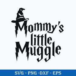 mommy's little muggle svg, harry potter svg, harry potter clipart art
