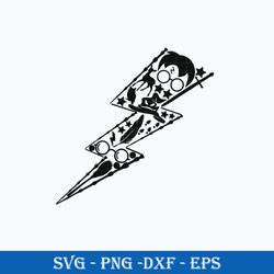 harry potter lighting svg, harry potter svg, potter svg digital instant download