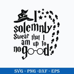 harry potter i solemnly swear that i am up to no good svg, harry potter clipart, digital file