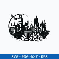 hogwarts svg, harry potter svg, harry potter clipart art, cut file, instant download