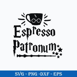expresso patronum svg, harry potter svg, harry potter clipart art.
