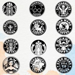 Starbucks bundle svg, starbuck Logo SVG