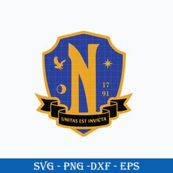 Nevermore  Academy Logo SVG, Nevermore Academy SVG, Wednesday SVG