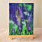 Impasto-art-purple-lupines-wildflowers-acrylic-painting-4