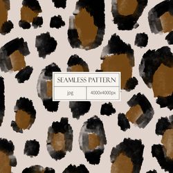 digital paper with leopard skin