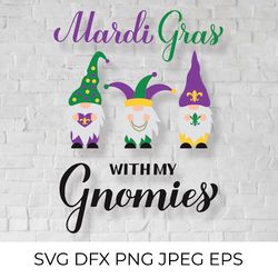 mardi gras gnomes. mardi gras with my gnomies