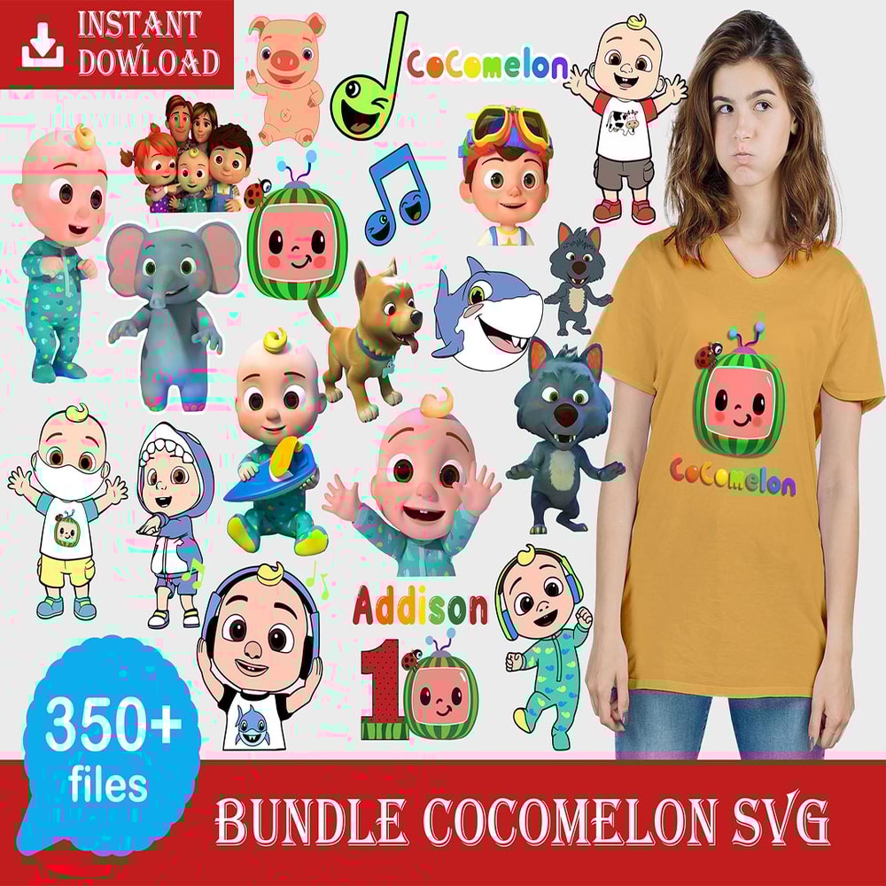 350 Bundle Cocomelon Svg, Cocomelon Clipart Cocomelon Party Supplies PNG, Cocomelon Bundl,e cocomelon svg birthday.jpg