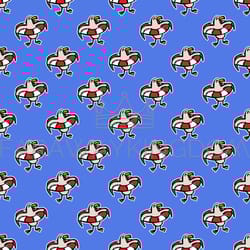 albatross and lifebuoy cartoon seamless pattern vector print