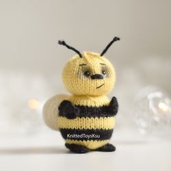 bee keeper gift ideas, bee car decor for woman, bumblebee lover gift for mothers day gift by KnittedToysKsu