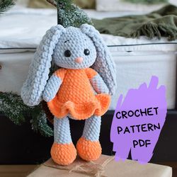 Amigurumi Crochet pattern Plush bunnies Betty and Ricky