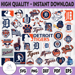 38 files detroit tigers svg, baseball clipart, cricut detroit , chicago svg, mlb svg, baseball clipart, instant download