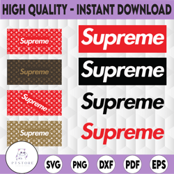 supreme svg, superme pattern svg, louis vuitton pattern, brand logo svg, fashion brand svg, instant download