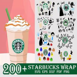 200 Starbucks Wrap SVG, starbuck svg, png, eps, dxf, Instant download