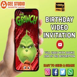 merry christmas party invitation, kids christmas party, digital christmas invitation, electronic christmas