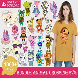 Animal Crossing SVG Bundle Pack, Animal Crossing svg Logos Alphabet Symbols , Animal Crossing Svg Cut Files,  Animal Cro