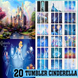 Cinderella Tumbler, Cinderella PNG, Tumbler design, Digital download