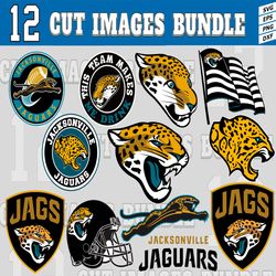 12 Styles NFL Jacksonville Jaguars svg. Jacksonville Jaguars svg, eps, dxf, png