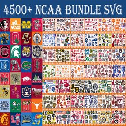 NCAA SVG Bundle 1800 file NCAA SVG, EPS, PNG, DXF for Cricut, Silhouette