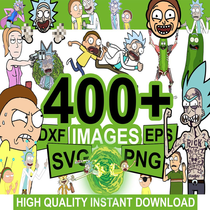 Rick and Morty svg bundle, rick and morty svg dxf, png, eps.jpg