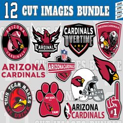 12 Styles NFL Arizona Cardinals svg. Arizona Cardinals svg, eps, dxf, png