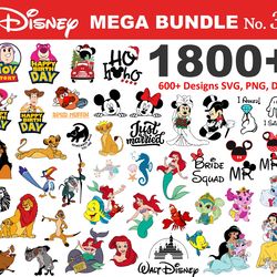 1800 disney svg mega bundle