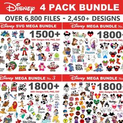 6800 disney 4 pack bundle