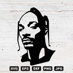 Snoop Dogg 2 SVG Cutting Files, Hip hop svg, Files for Cricut and Silhouette