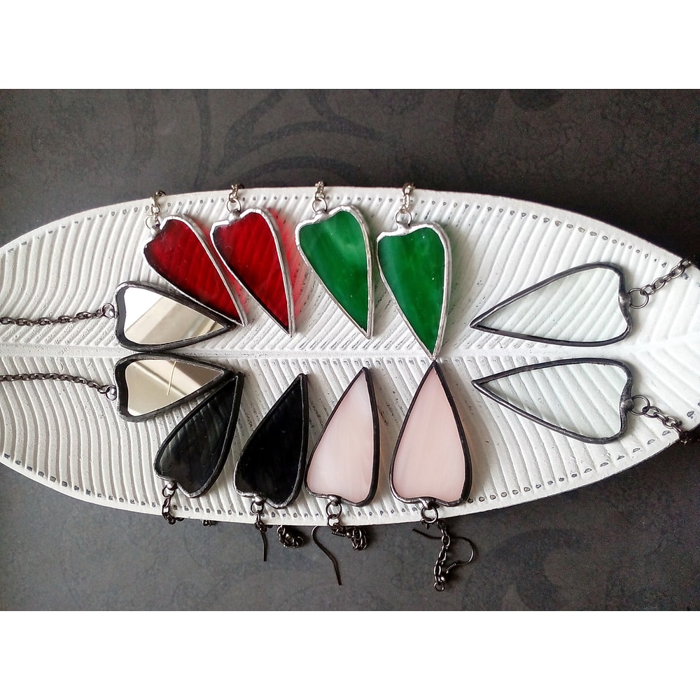 HEART-earrings-stained-glass-valentines-kawaii-earrings-Love-earrings,