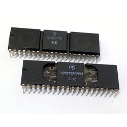 2x KR1810VM86M, KR1810VM86 - Different USSR Soviet Russian Segmented Clones of Intel 8086 8086-2 CPU