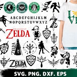 Big SVG Bundle, Digital Download, Zelda svg, Zelda png, Zelda clipart, Zelda cricut, Zelda cut