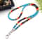 Blue beaded lanyard in Native American style