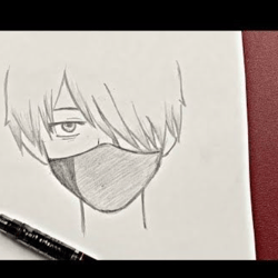 anime boy with mask