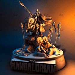 3D model fo 3D print The Mandalorian STL File