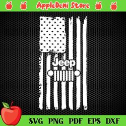 jeep american flag svg, vehicle svg, transport svg