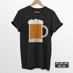 mug of beer with foam svg