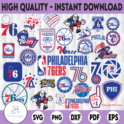 33 files nba logo philadelphia 76ers svg files, basketball logo, basketball svg, nba sports svg