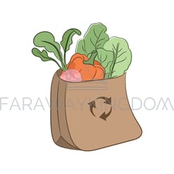 zero plastic global ecological problem vector illustration