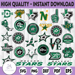 27 files dallas stars bundle svg, nhl teams logo bundle, nhl svg, nhl sports svg