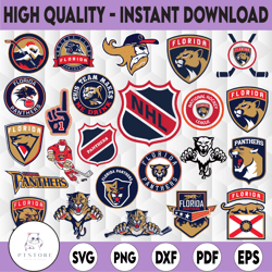 24 files florida panthers bundle svg, nhl teams logo bundle, nhl svg, nhl sports svg