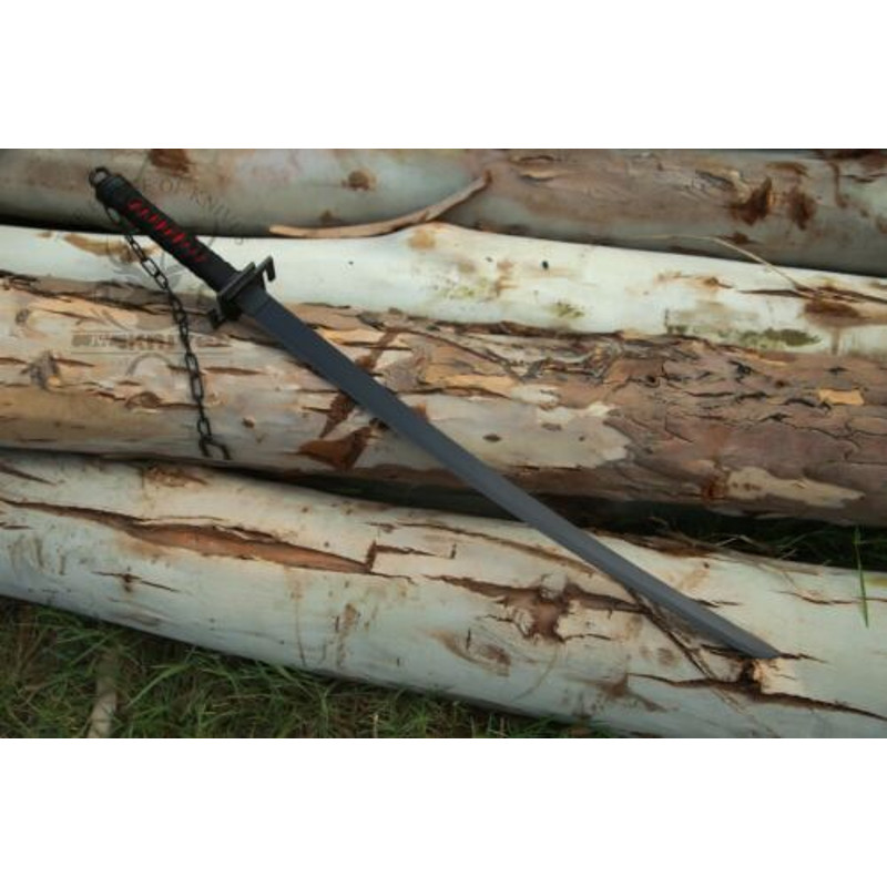 BLEACH ICHIGO BANKAI SWORD Handmade Tensa zangetsu Anime Katana Sword 6.jpg