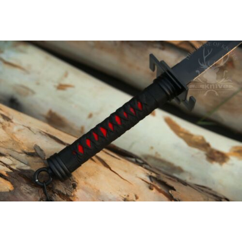 BLEACH ICHIGO BANKAI SWORD Handmade Tensa zangetsu Anime Katana Sword 7.jpg