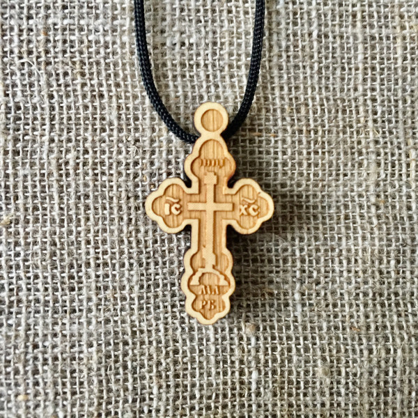 Wooden cross made of boxwood, No. 13,